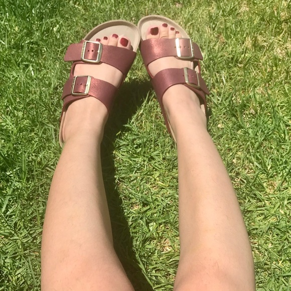 Birkenstock washed leather sz 38-39-40 - Picture 2 of 11